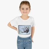 Panda Bear Stamp Baby Onesie
