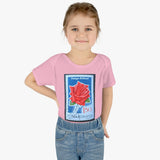 Red Rose Stamp Baby Onesie