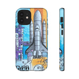 Space Rocket Tough Phone Case