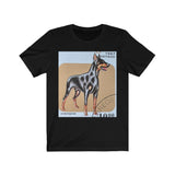 Doberman Dog Stamp T-shirt