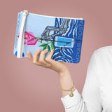 Skeleton Rose Clutch Bag