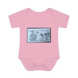 Fisherman Stamp Baby Onesie