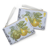 Lemon Citrus Clutch Bag