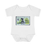 Davy Crockett Stamp Baby Onesie