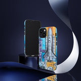 Space Rocket Tough Phone Case