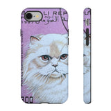 White Persian Cat Tough Phone Case