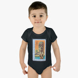 Hawaii State Stamp Baby Onesie