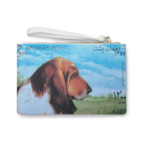 Basset Hound Dog Clutch Bag