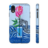 Skeleton Rose Tough Phone Case