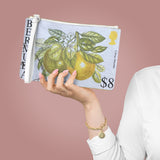 Lemon Citrus Clutch Bag