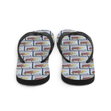 Nebraska Cow Flip Flops