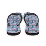 American Flag Stamp Flip Flops