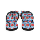 Red Rose Flip Flops