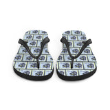 Black Cat Flip Flops