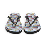 Nebraska Cow Flip Flops