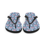 American Flag Stamp Flip Flops