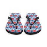 Red Rose Flip Flops