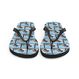 Basset Hound Dog Flip Flops