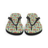 Cardinal Bird Flip Flops