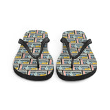 Man on Moon Space Flip Flops