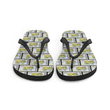 Lemon Citrus Flip Flops