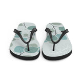 Leaves Print Flip Flops