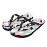 Chevron Print Flip Flops