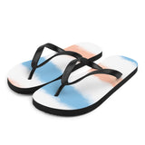 Faded Print Flop Flops