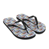 Nebraska Cow Flip Flops