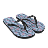 American Flag Stamp Flip Flops