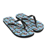 Basset Hound Dog Flip Flops