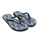 Blood Hound Dog Flip Flops