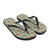 Cardinal Bird Flip Flops