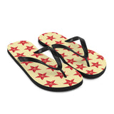 Star Print Flip Flops