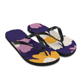 Flower Print Flip Flops