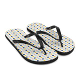 Polka Dot Print Flip Flops