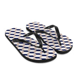 Boxy Print Flip Flops