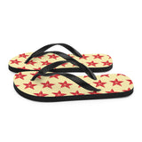 Star Print Flip Flops