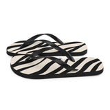 Zebra Print Flip Flops