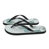 Leaves Print Flip Flops