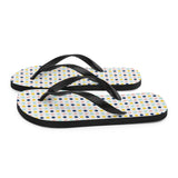Polka Dot Print Flip Flops