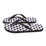 Boxy Print Flip Flops