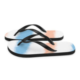 Faded Print Flop Flops
