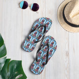 Blood Hound Dog Flip Flops