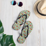 Cardinal Bird Flip Flops