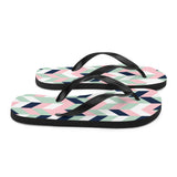 Chevron Print Flip Flops