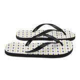 Polka Dot Print Flip Flops