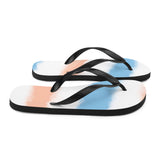 Faded Print Flop Flops