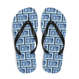 JFK Stamp Flip Flops