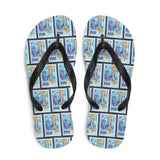 Space Rocket Flip Flops